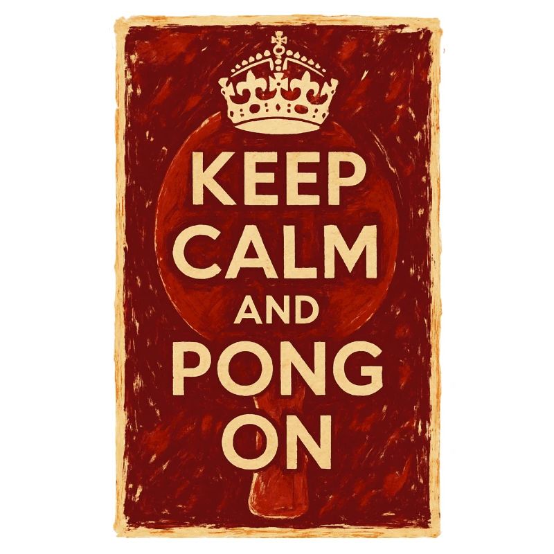 Keep Calm and Pong On / Ping