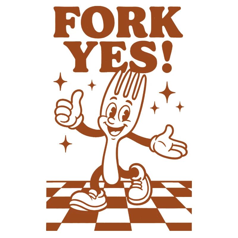 Fork yes! | Kitchen Humor Pun