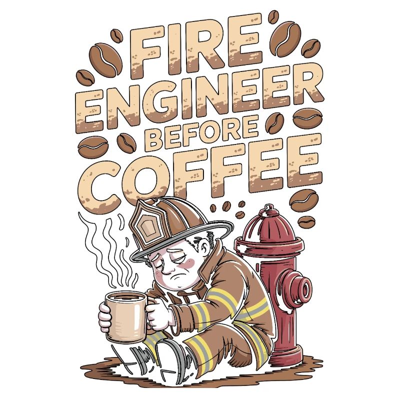 Fire Engineer Before Fire Service Coffee Lover