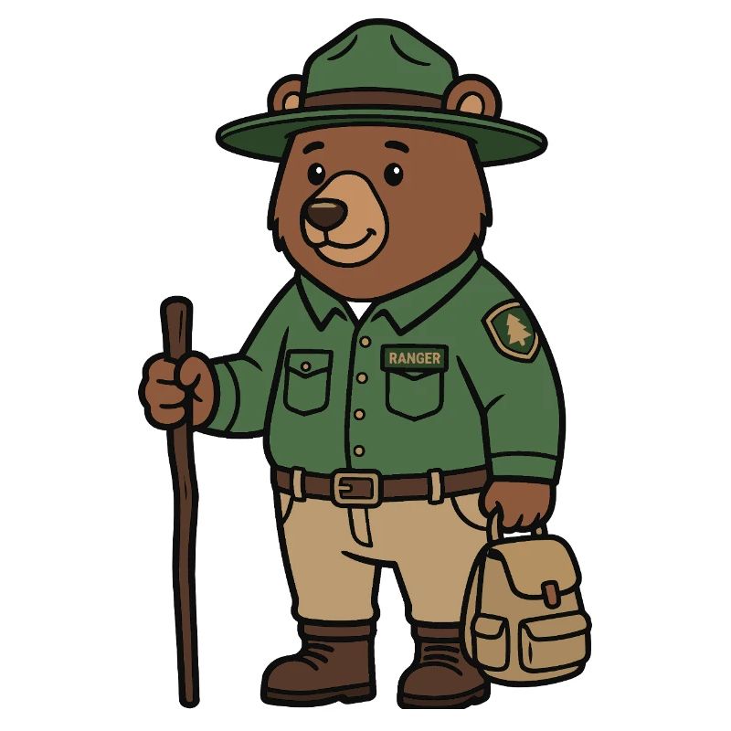 Garde forestier des ours