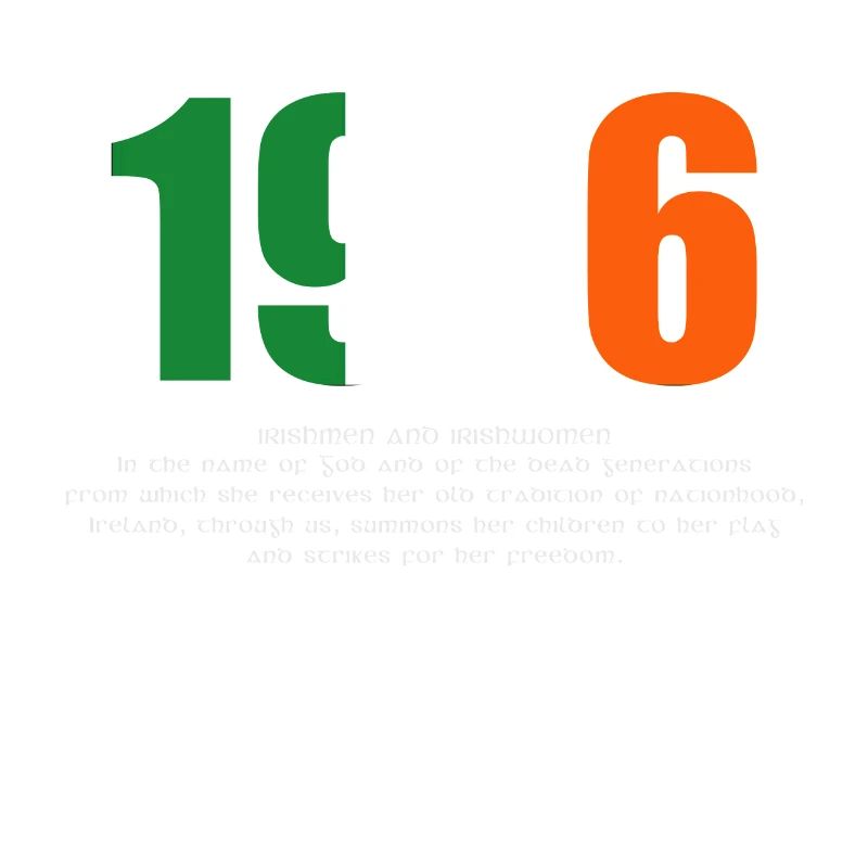 1916 Easter Rising and Proclamation Omens Long-sle