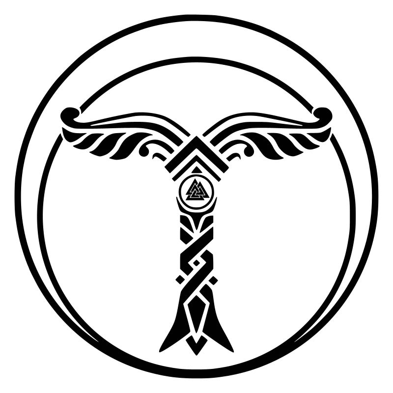 Irminsul with Valknut
