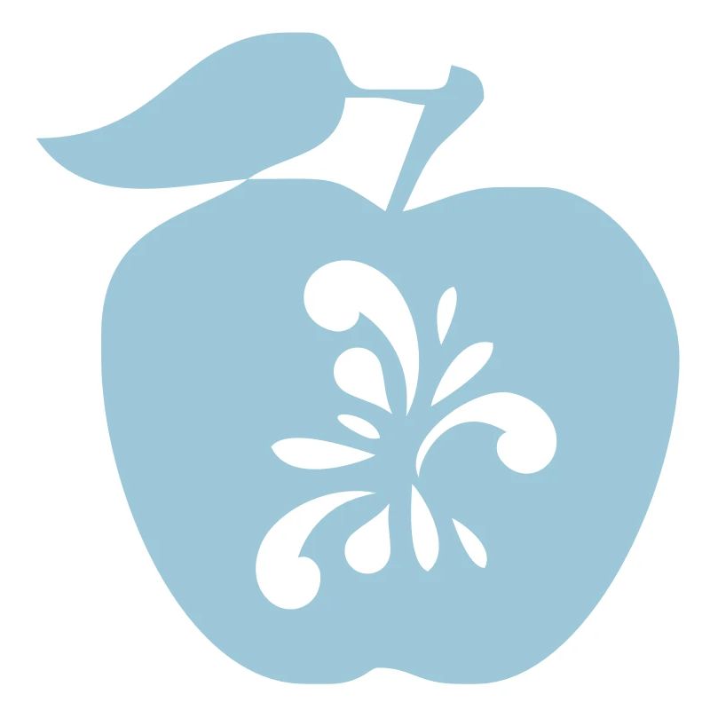 Apple with pattern - Bembel - Frankfurt