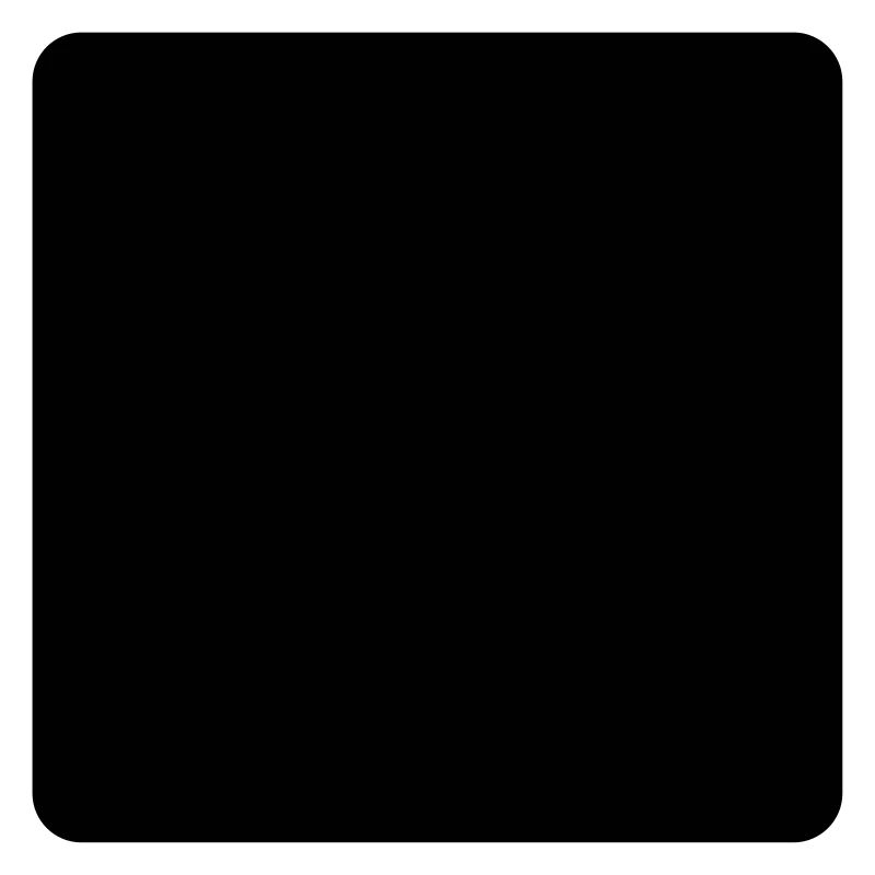 Math symbol - black square