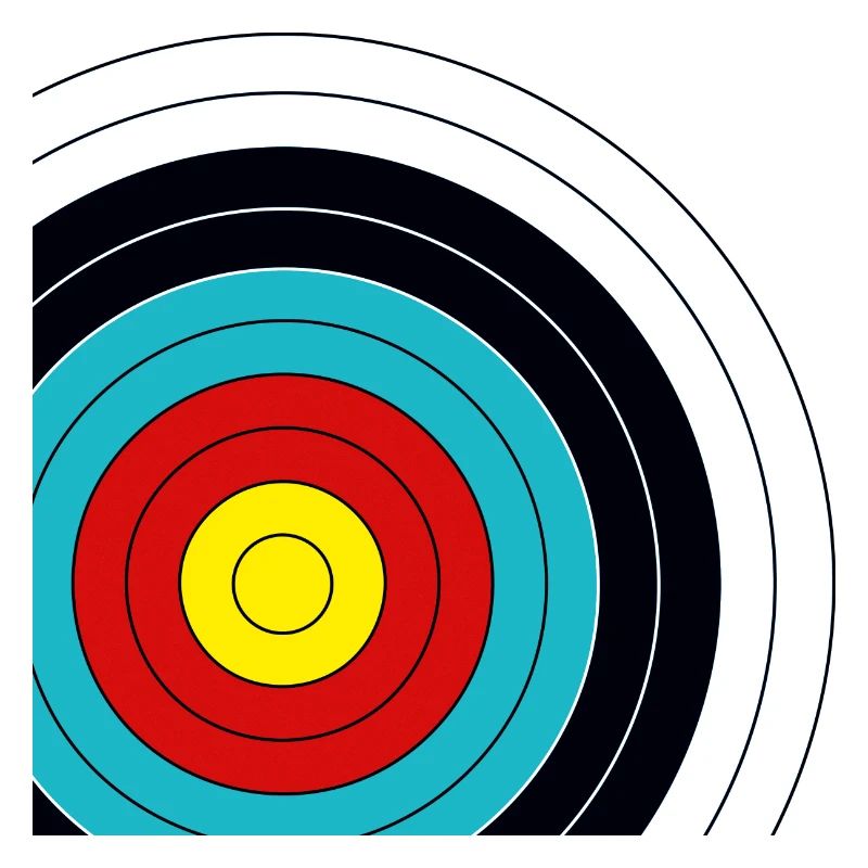 Target archery cutting