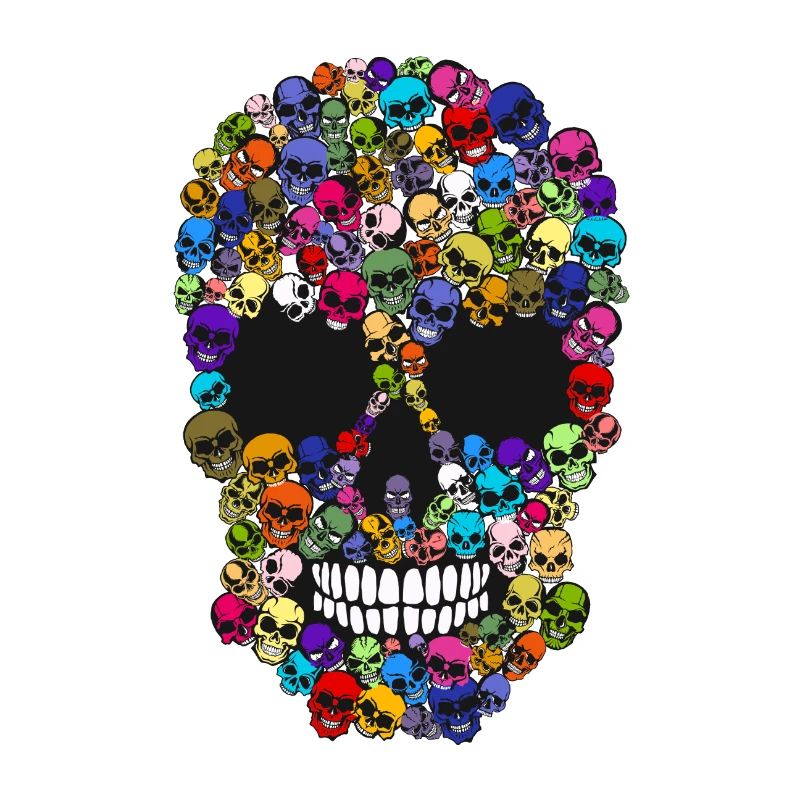 tete de mort crane 100 multiple skull co