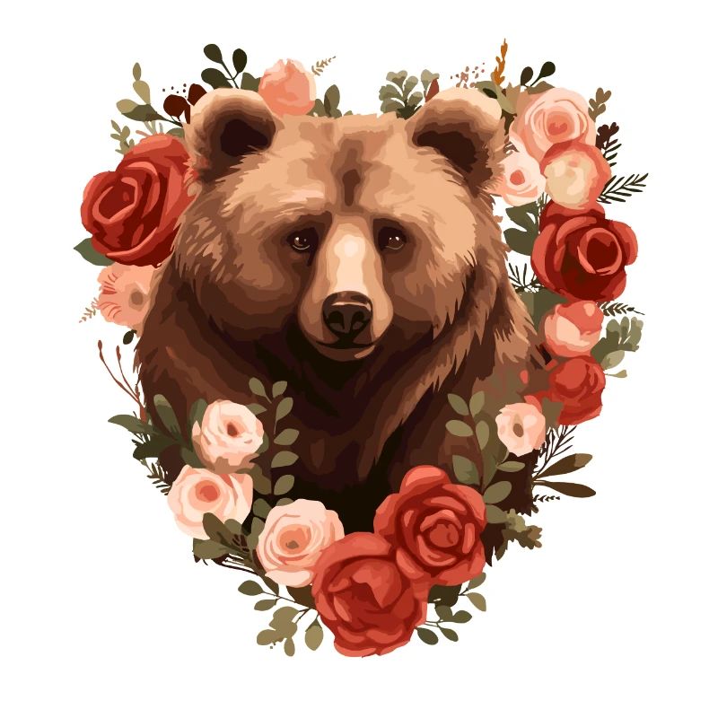 Conception d’ours dans le chapelet