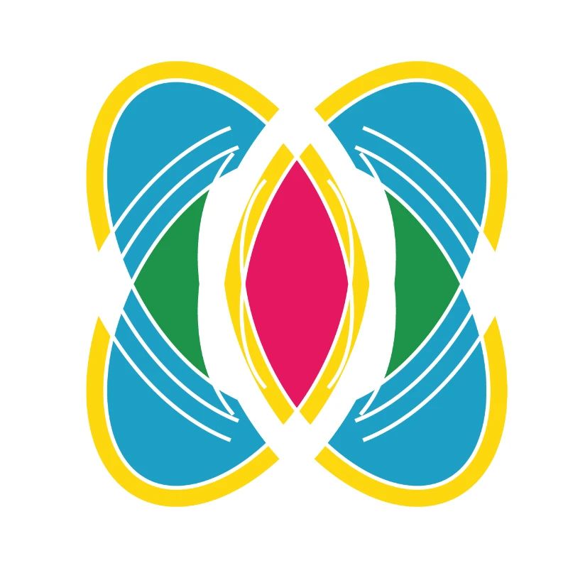 Abstract with different colors and patterns