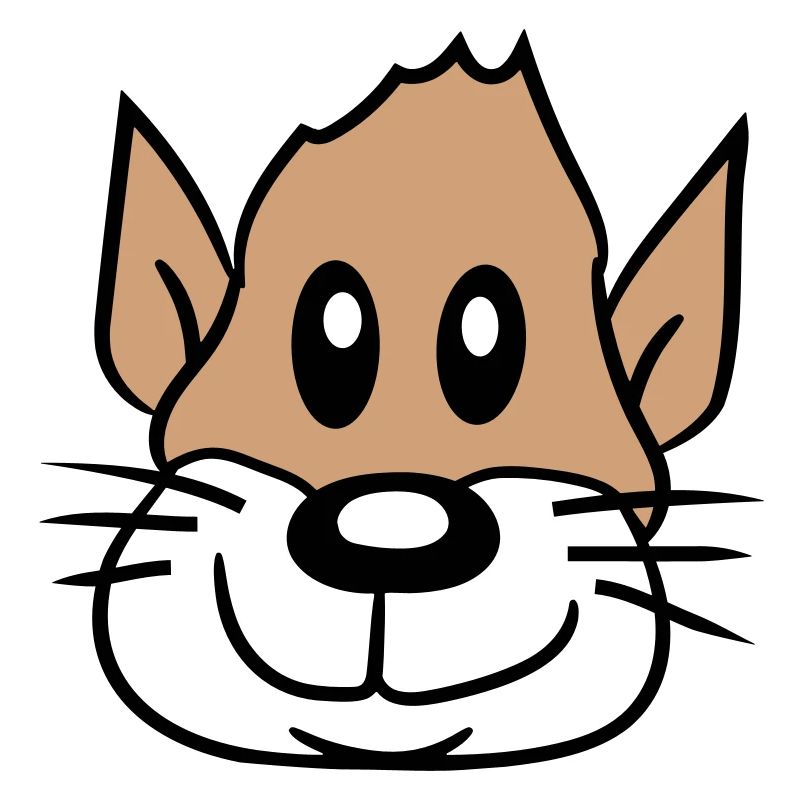 Visage de chien Petit Tête d’animal de compagnie Mignon