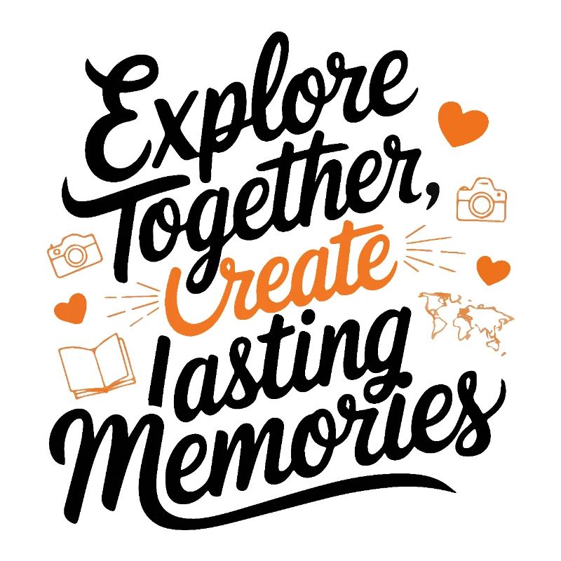 Explorez ensemble adevnture citation de voyage art texte