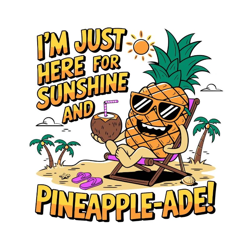I'm Just Here for Sunshine and Pineapple-ade