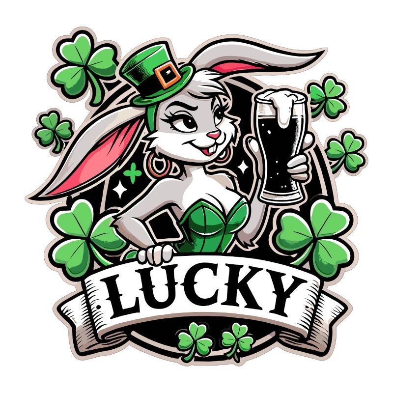Saint-Patrick Bunny Bunny Bunny Happy