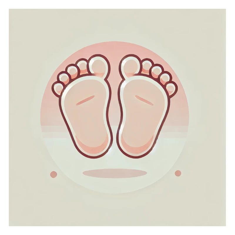 Mignons petits pieds de bébé