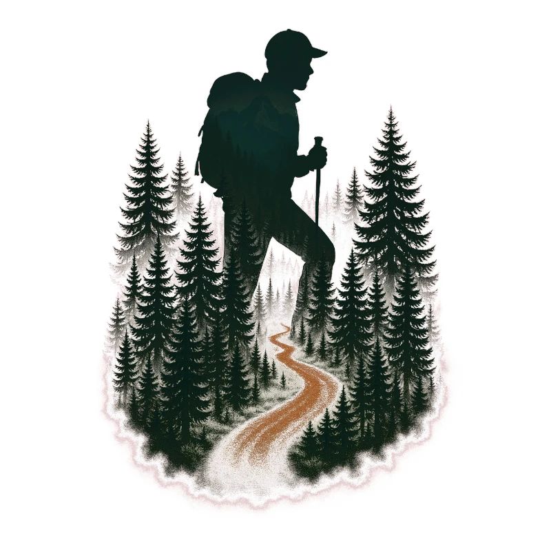 Cool hiker pattern - mountain hikes