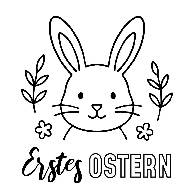 First Easter with Bunny Head