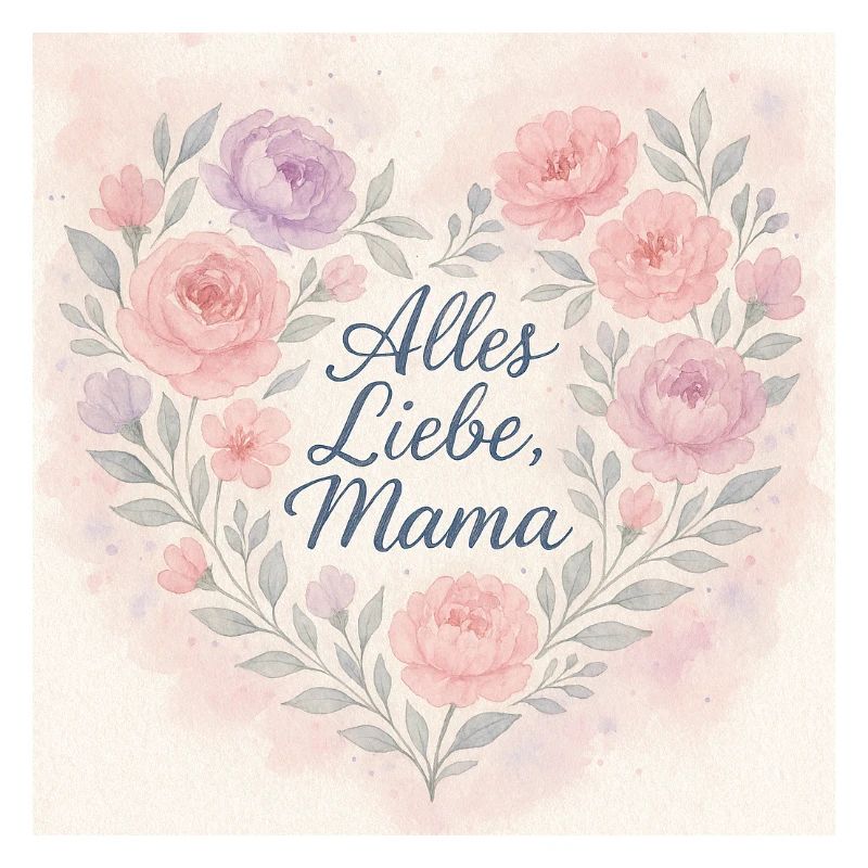 Muttertag ist der Tag.