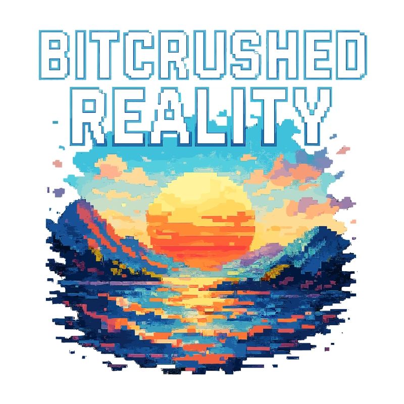 Bitcrushed Reality – Coucher de soleil dans Glitch