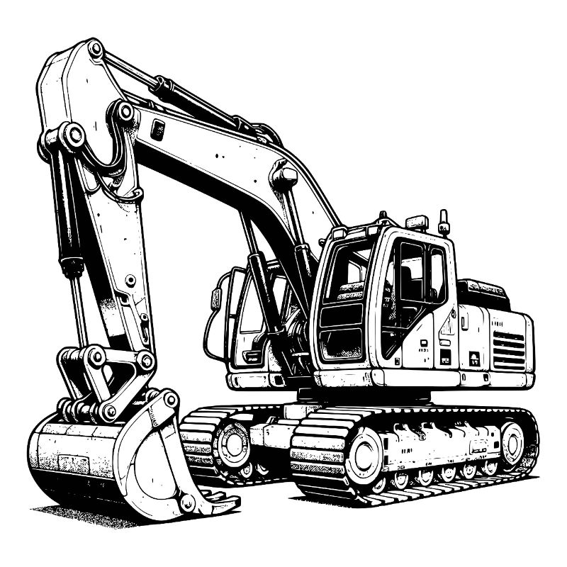 Excavator - I don't make any noise - I create space