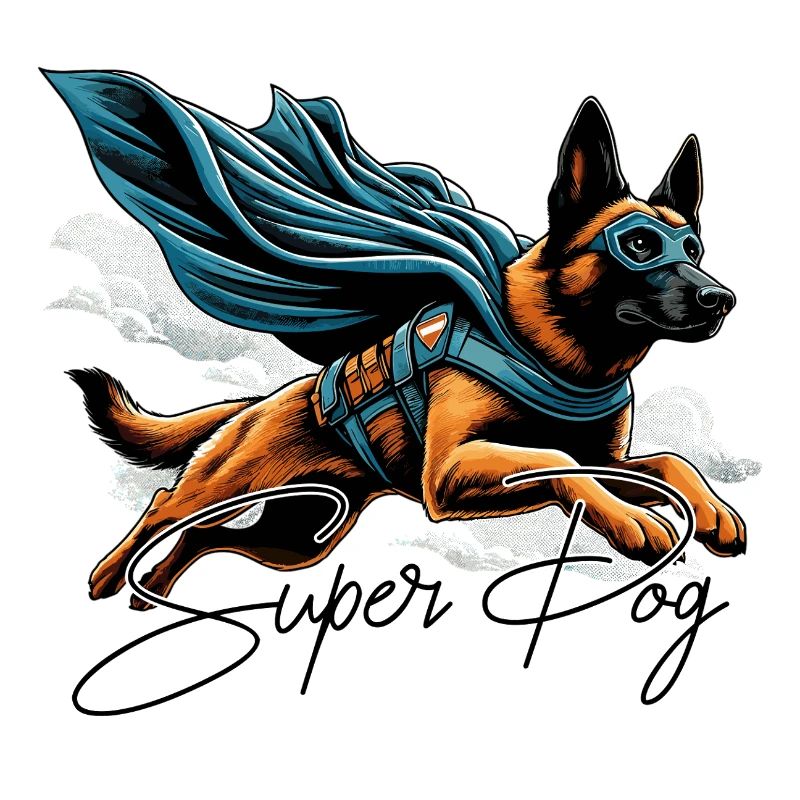 Super Dog Belgian Shepherd Cape Gift