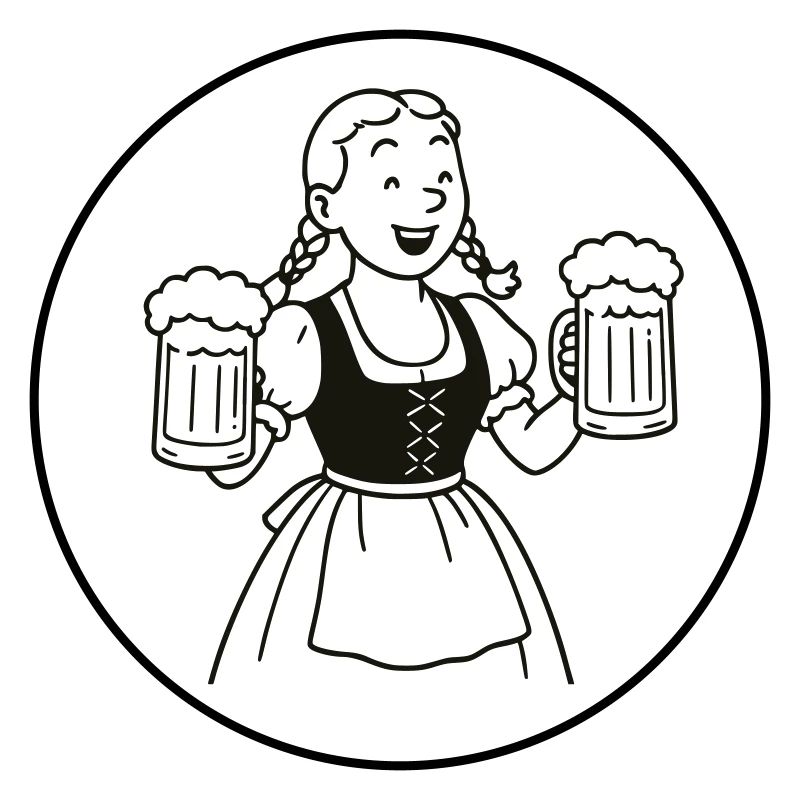Bier mädchen