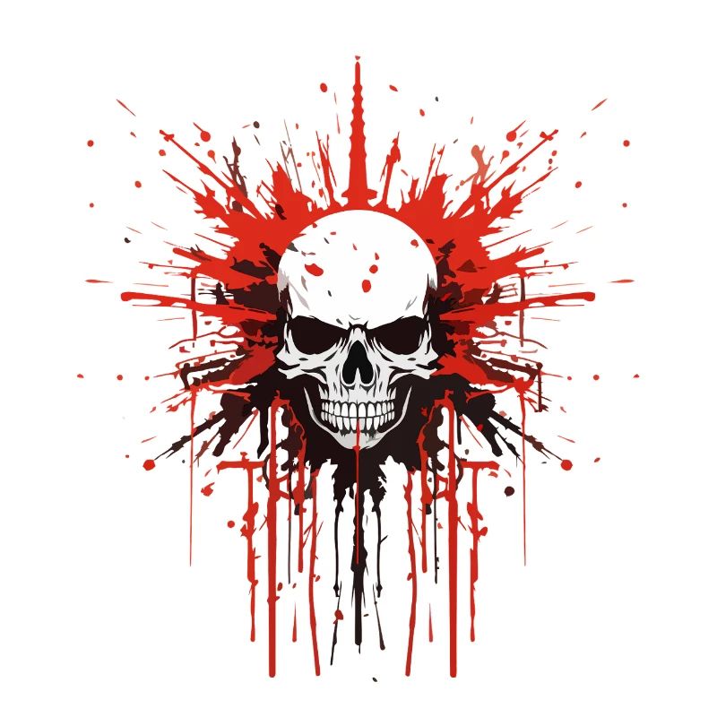 Splatter Skull