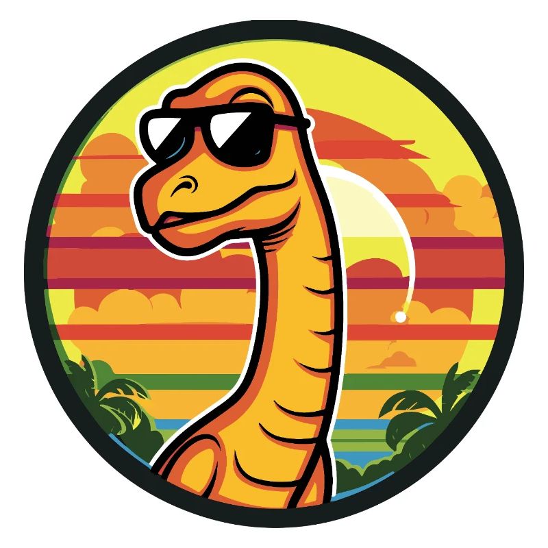 Dinosaur brontosaurus comic