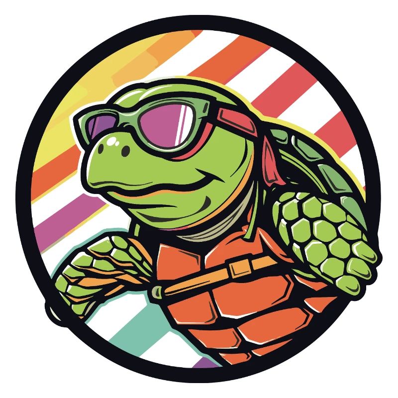 Turtle Comic Cool