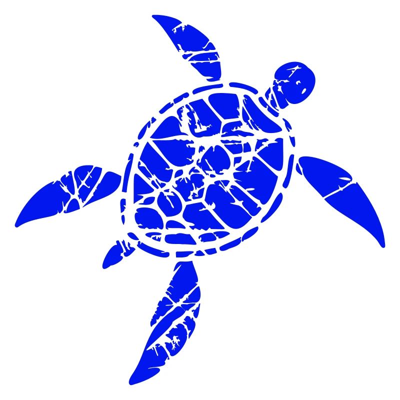 Turtle Pattern Cracks Scratches Vintage Retro