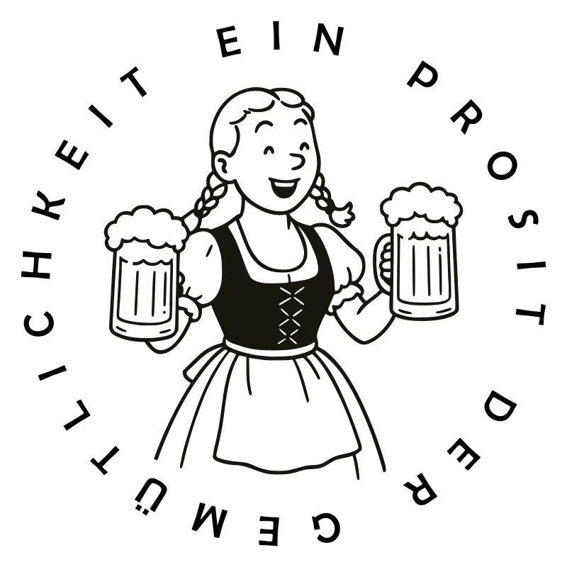 Bier Mädchen - Ein Prosit der Gemütlichkeit