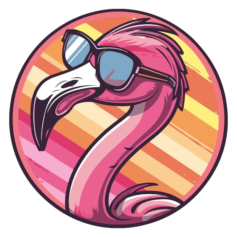 Flamingo Comic Cool