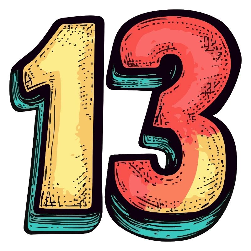 Bande dessinée à 13 chiffres