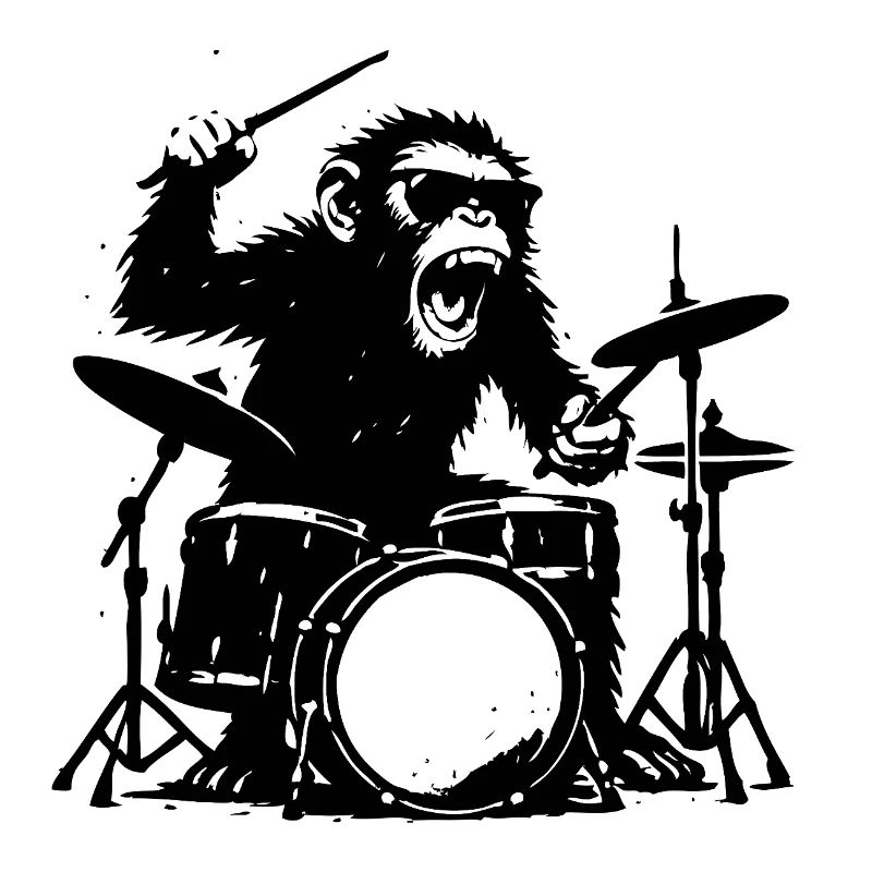 Wild Drum Monkey