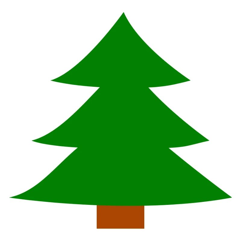 Weihnachtsbaum Silhouette
