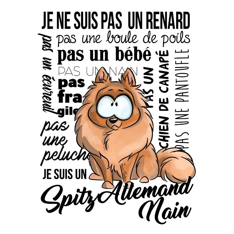 Ich bin Deutscher Spitz Schwarzer Zwerg