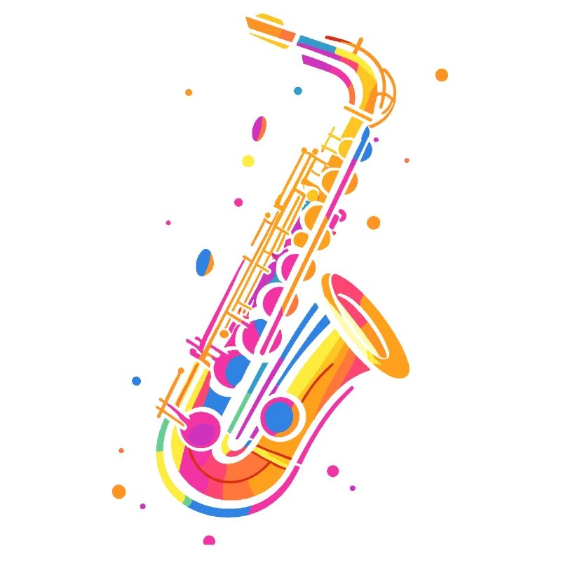 Retro Saxophone