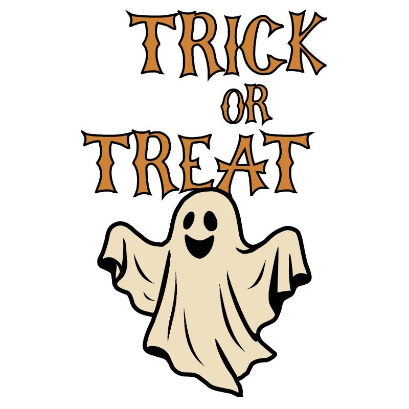 Trick oder Treat Geister Halloween Retro