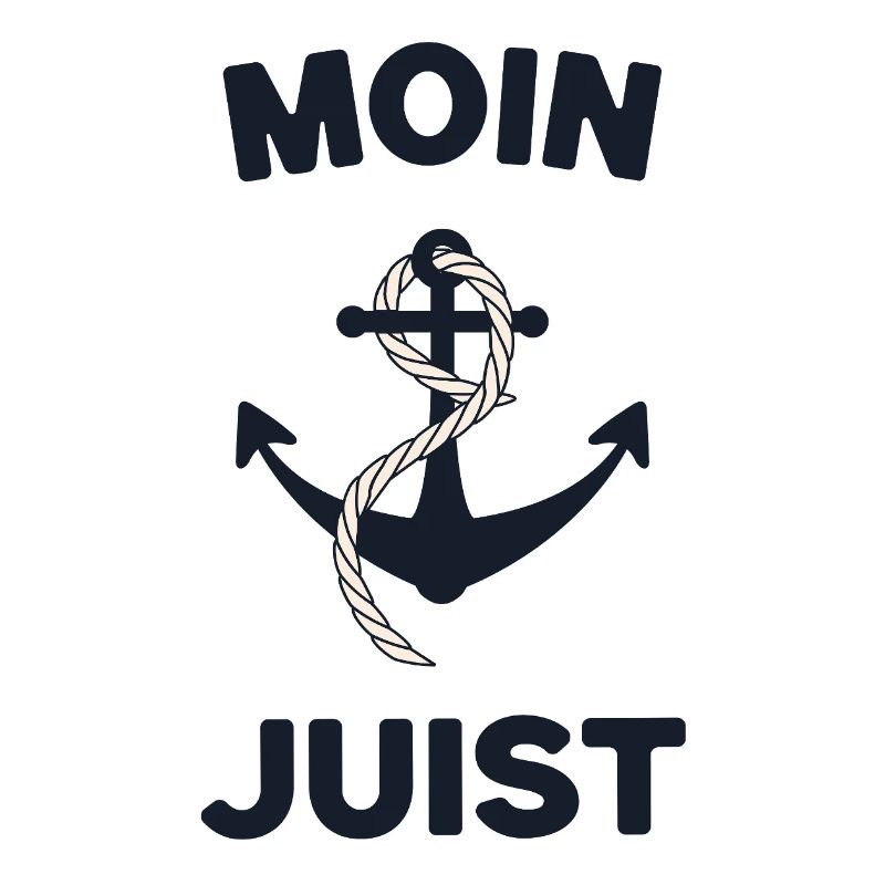 Moin Juist – Maritimes Anker-Design