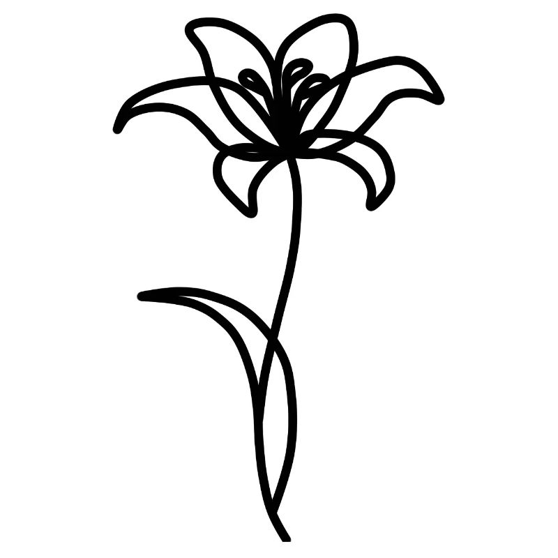 Minimalist Lily