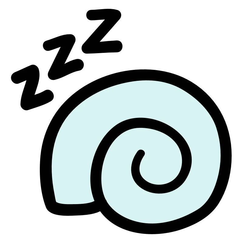 Sleeping snail