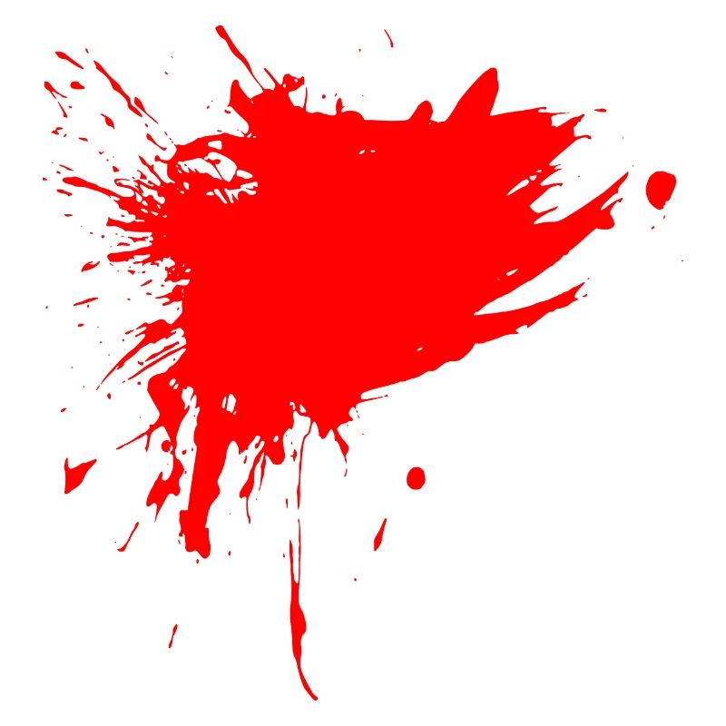 Fleck Farbe Gespritzt rot Design Schmutz schmutzig