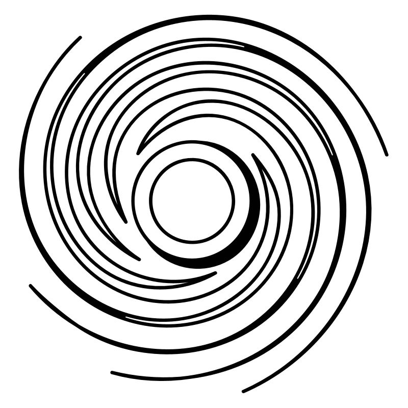 Dessin abstrait Vortex