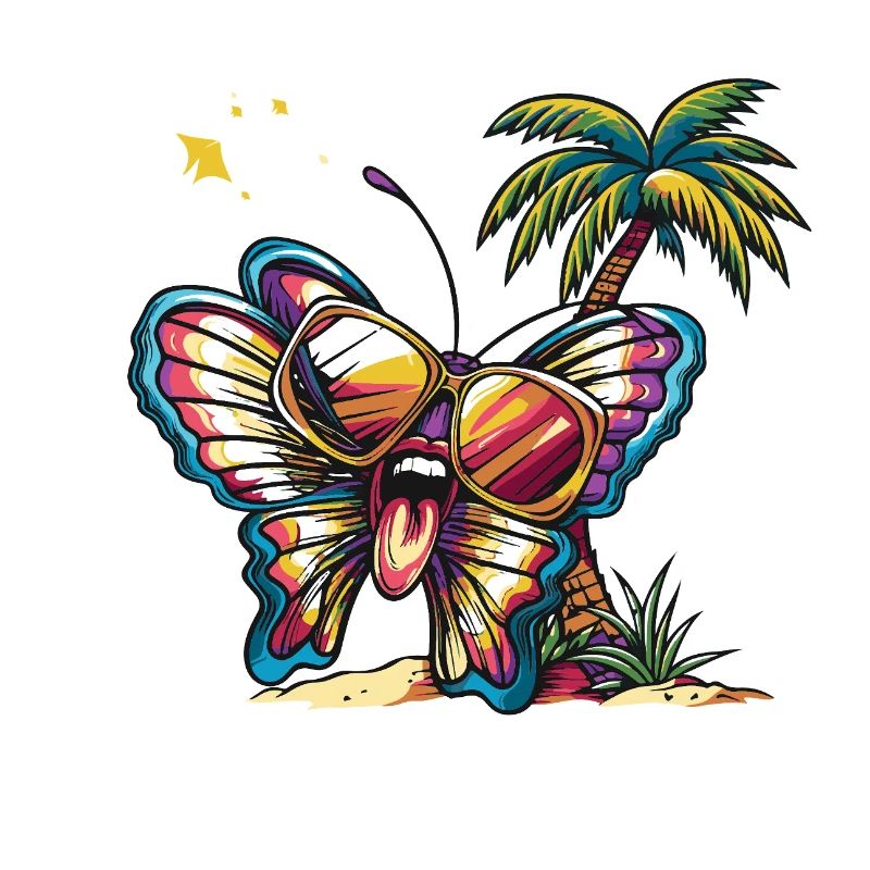 Vacances d’été papillon