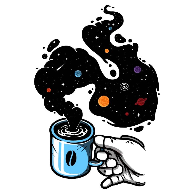 Astronaute - Main mug café espace