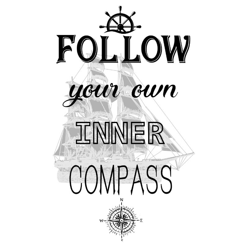follow your own inner compass kontiki compass