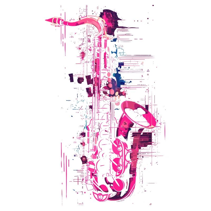 Graphisme pour saxophone