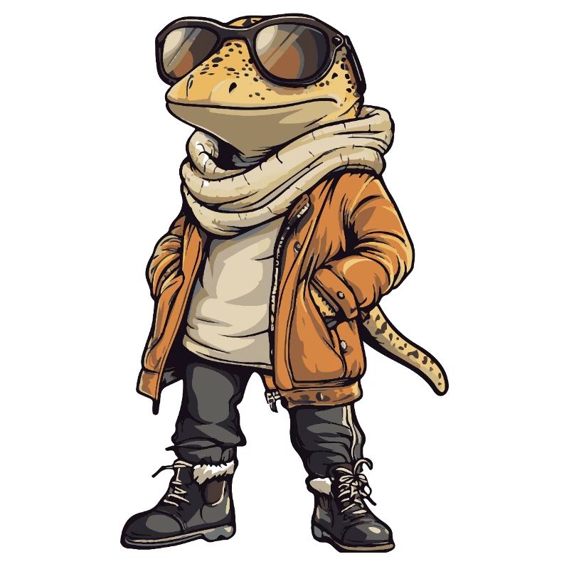 Echse Cool Winter