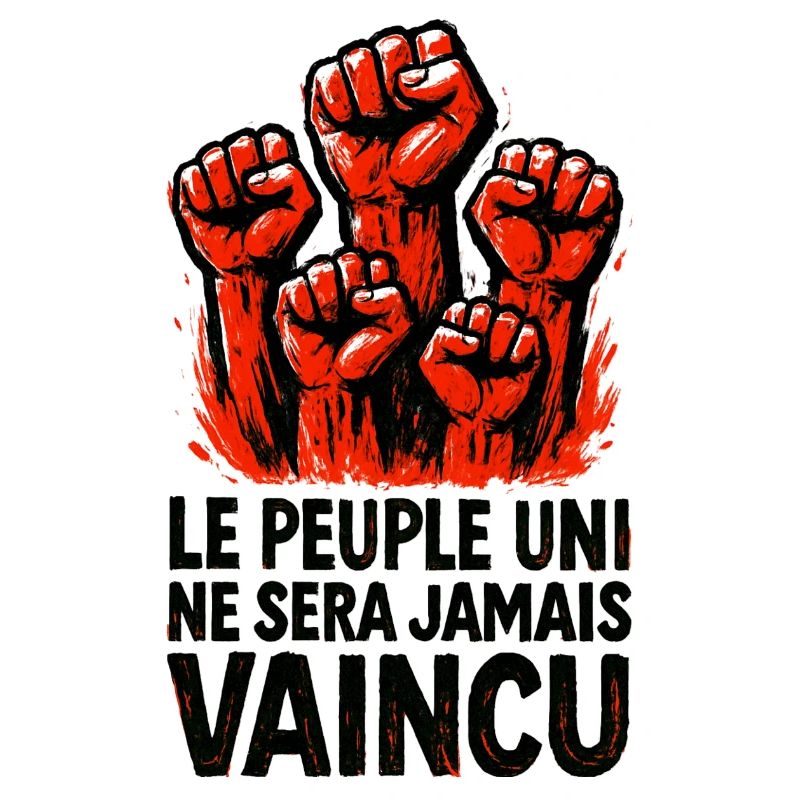 Le peuple uni ne sera jamais vaincu