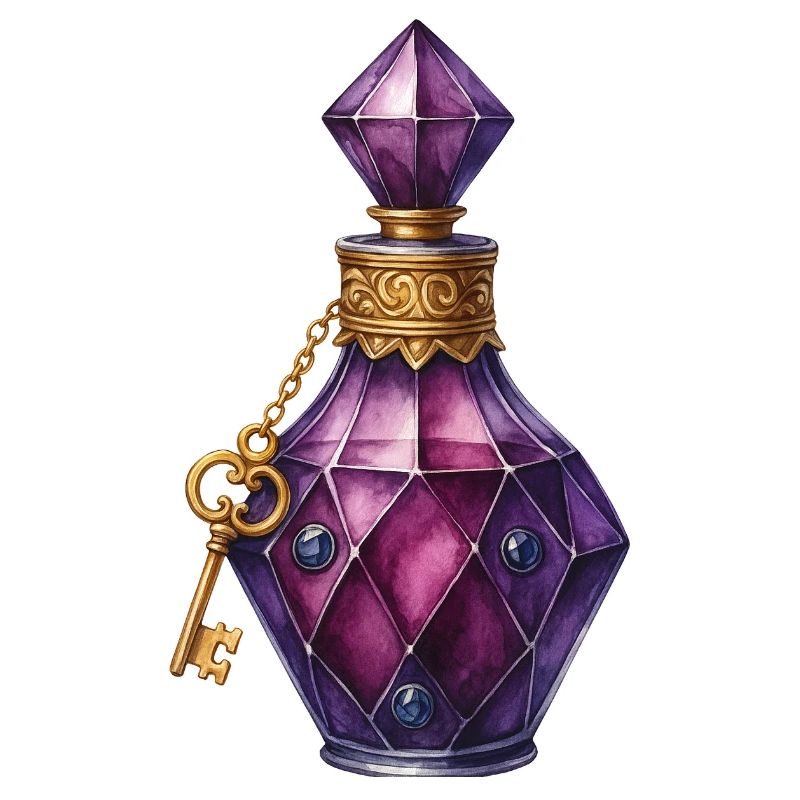 Magic Potion Elixir Vial Jewel Spell Potion