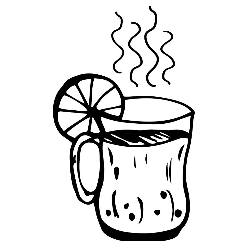 Coupe de vin chaud Noël