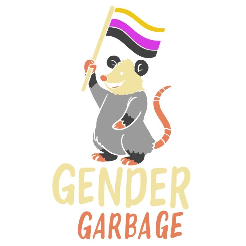 Le genre, c’est une déchet, orgueil, Opossum Design